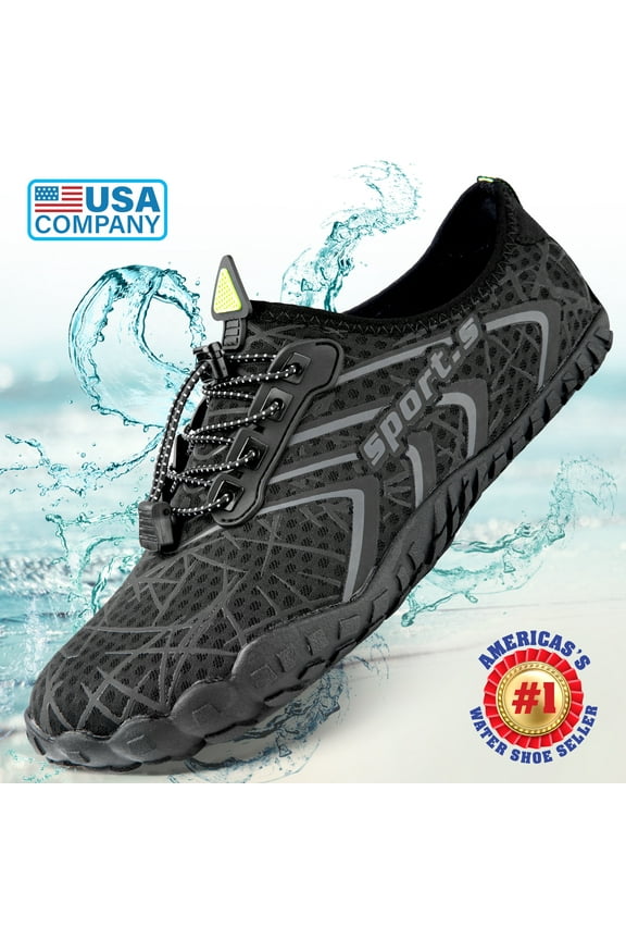 Mens & Womens Water Shoes (M 8.5-13; W 7.5-12), Aqua-Grip Digger US Casual Shoes