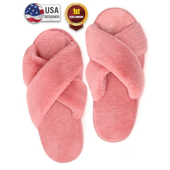 Bergman Kelly Open Toe Slippers for Women (Clouds Collection - Scuff Style), US Company