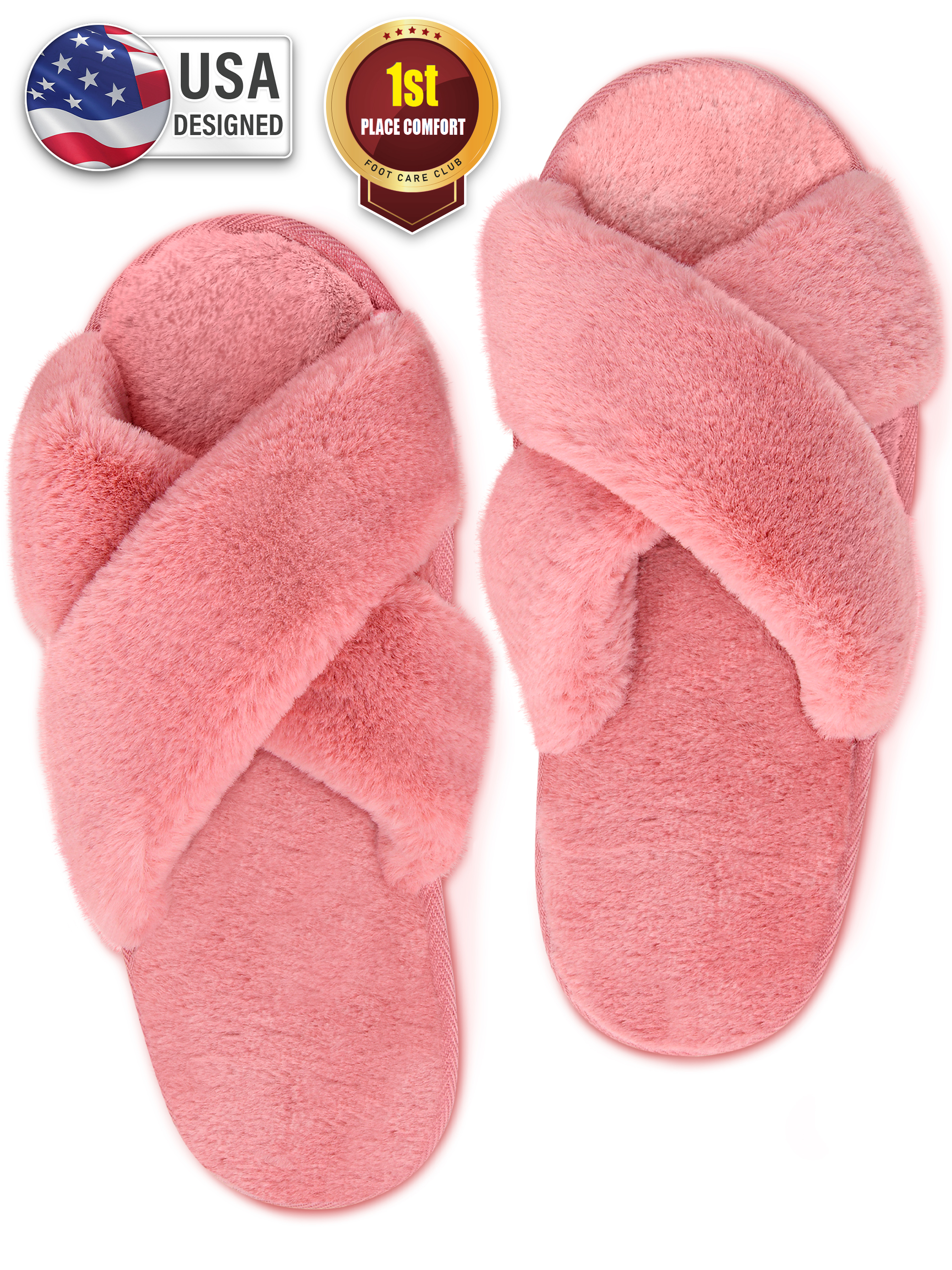 Bergman Kelly Open Toe Slippers for Women (Clouds Collection - Scuff Style), US Company - image 1 of 9