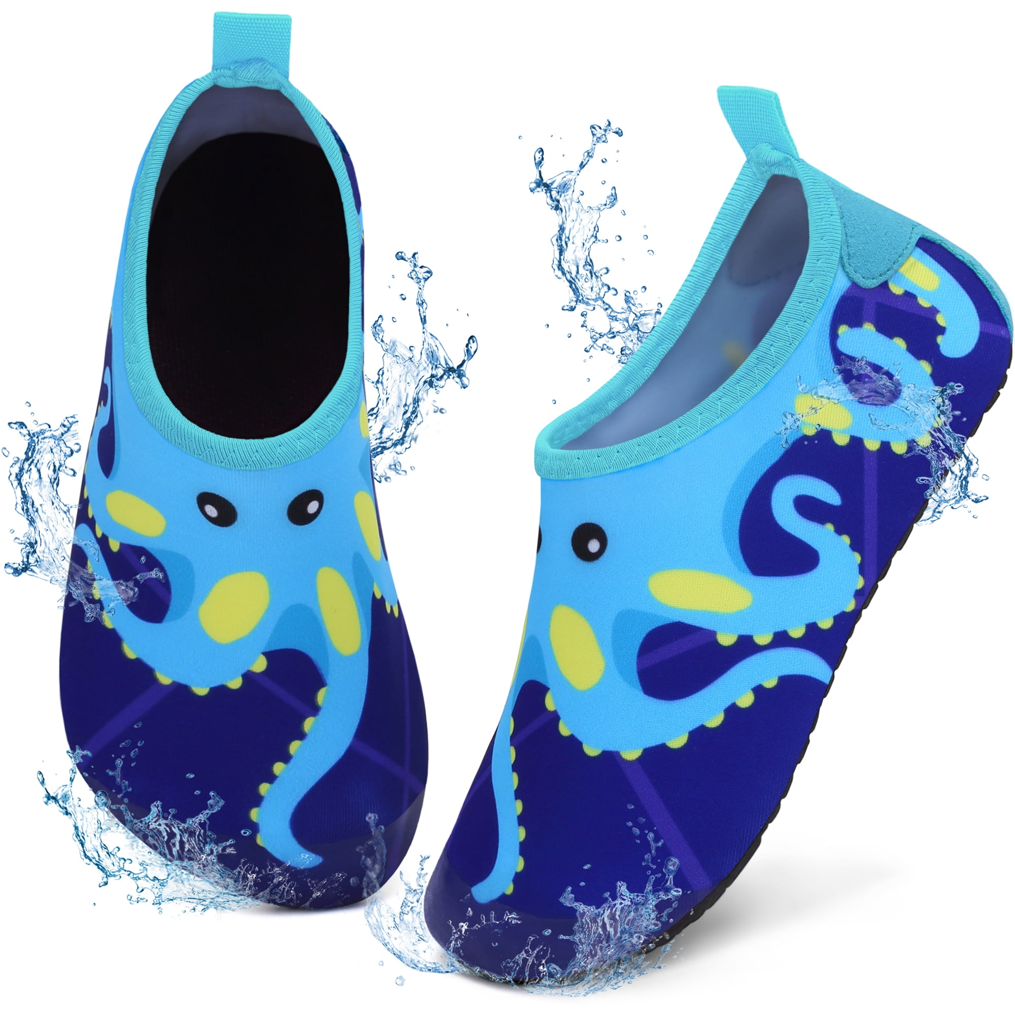 Water Shoes for Toddlers, Athletic Water Socks for Pool & Beach, US 7-10