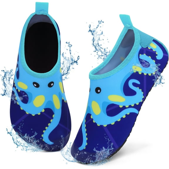 Bergman Kelly Water Shoes for Toddlers, Athletic Water Socks for Pool & Beach, US 7-10
