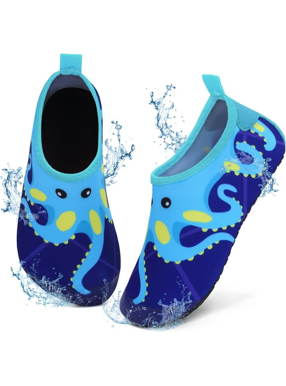Bergman Kelly Water Shoes for Toddlers (Size 7-10), Boys & Girls, Athletic Water Socks for Water Play Activities Pool Beach Puddles US Casual Shoes