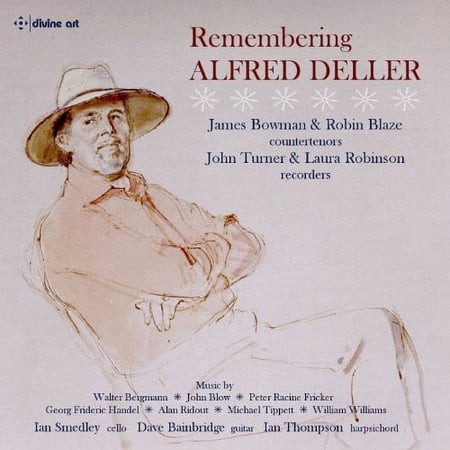 Bergmann / Tippett / Ridout - Remembering Alfred Deller - Music & Performance - CD