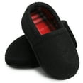 thumbnail image 1 of Berhood Boys Slippers Comfy Indoor Outdoor House Slipper Shoes for Little Big Kids Black Size 11-12, 1 of 7