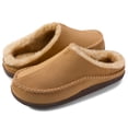 thumbnail image 1 of Berhood Mens Slippers Comfy Moccasin Slippers Wide Loafer House Shoes Indoor Outdoor size 8.5-9, 1 of 5