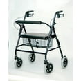 thumbnail image 1 of Beriatric Rollator With Loop Brake - Burgundy, 1 of 1