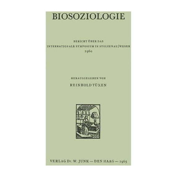 Berichte Ãber Die Internationalen Sympos Biosoziologie, Book 4, (Paperback)