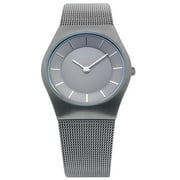 Bering 11930-077 Womens Classic Slim Grey Dial Steel Mesh Bracelet Watch
