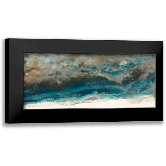 Bering, Blakely 18x10 Black Modern Framed Museum Art Print Titled - Mystic Surface