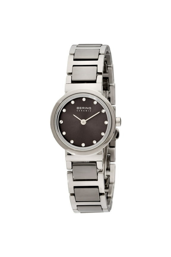 Ceramic Quartz Movement Grey Dial Ladies Watch 10725-783