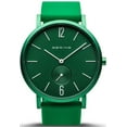 thumbnail image 1 of Bering Female Adult Aurora Quartz Green Aluminum/Silicone Watch 16940-899, 1 of 4