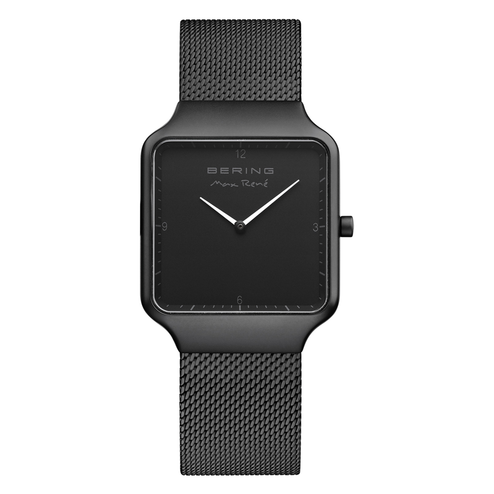 Bering Time Max René Collection Stainless Steel Rectangular  display picture 2
