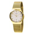 thumbnail image 1 of Bering Women's 11937-334 Titanium White Dial Yellow Gold Mesh Bracelet Watch, 1 of 7