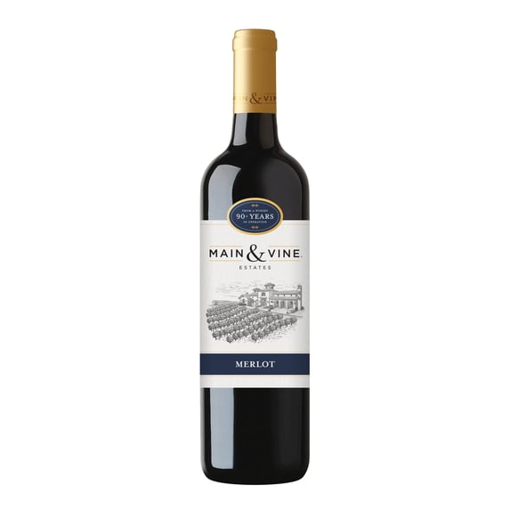 Main & Vine Merlot, Red Wine, 750ml