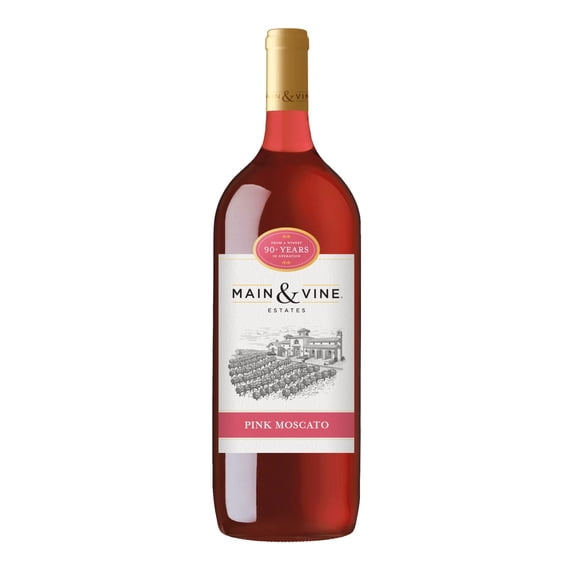 Main & Vine Pink Moscato, Pink Wine, 1.5L