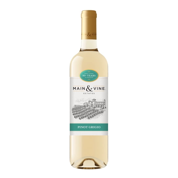 Beringer Main and Vine Pinot Grigio, White Wine, 750ml, 13% ABV