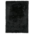 thumbnail image 1 of Beringer Plush 2.5in Faux Fur Rug, Jet Black, 5ft x 7ft Area Rug, 1 of 4
