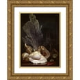 thumbnail image 1 of Berjon, Antoine 11x14 Gold Ornate Wood Framed with Double Matting Museum Art Print Titled - Coquillages et Madreposes, 1 of 4