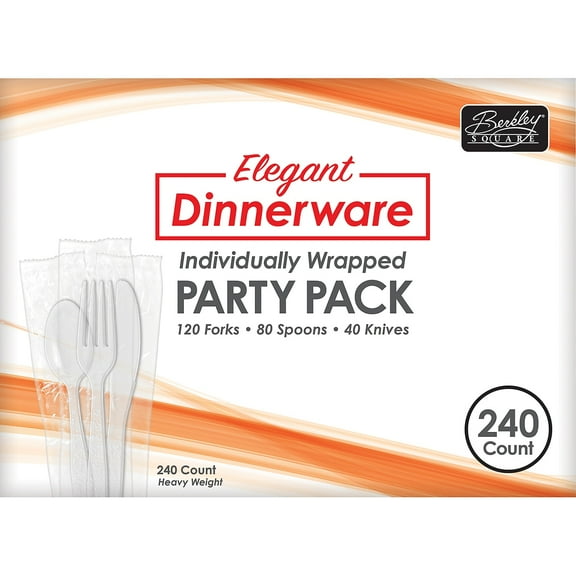 Berkley Square Elegant Dinnerware Polystyrene Spoon Heavy-Weight White 420/Box (1073510) BEP90187