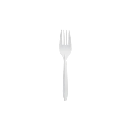 Berkley Square Polypropylene Forks Medium-Weight White 1000/Carton (1012000) BEPBS2000