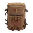 thumbnail image 1 of Berk - Large Canvas Traveller Backpack,Black, 1 of 2