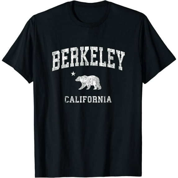 Berkeley California CA Vintage Distressed Sports Design T-Shirt