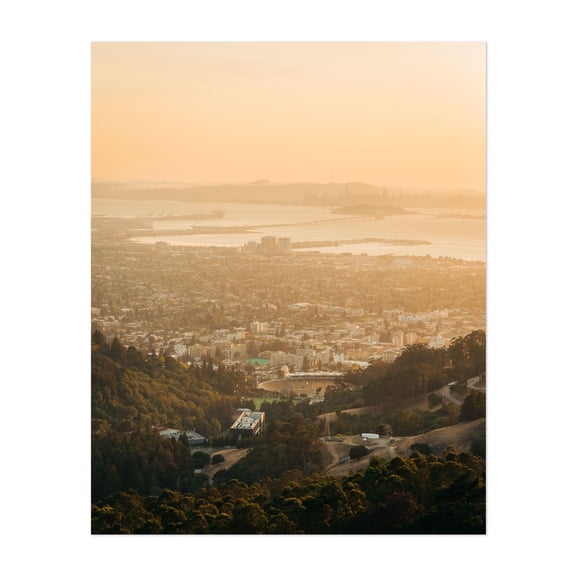 Berkeley Glow 03 - Berkeley California Photography Unframed Wall Art Print 5 x 7 inches