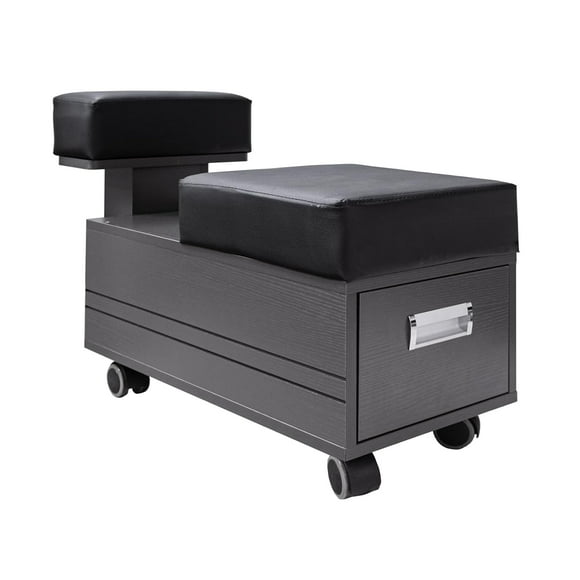 Berkeley Pedicure Cart with Footrest Pedi Trolley Nail Salon Furniture & Equipment, Grey
