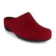 Berkemann BERKINA Clog | Lauren RCYCL, Dark Red