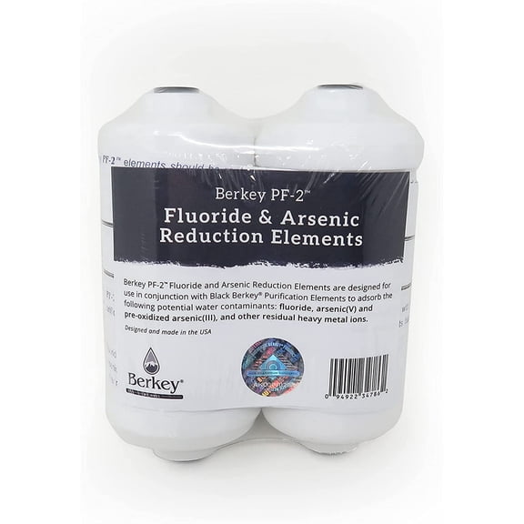 Berkey Authentic Berkey PF-2 Fluoride and Arsenic Reduction Elements (Set of 2 Elements)