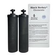 Berkey Authentic Black Berkey Purification Elements - Berkey Water Purifier Replacement Filters (Pack of 2)