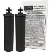 Berkey BB9-2 Replacement Black Purifier Elements for Water Filter Systems, 2 Pack