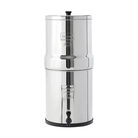 Big Berkey Stainless Steel Countertop Water Filter System with 2 Black Elements, 2.1 Gallon Capacity price history and forecast - Berkey BK4X2-BB