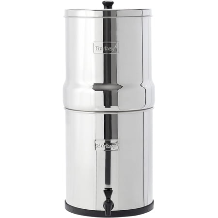 Big Berkey Stainless Steel Countertop Water Filter System with 2 Black Elements, 2.25 Gallon Capacity price history and forecast - Berkey 6125247762641