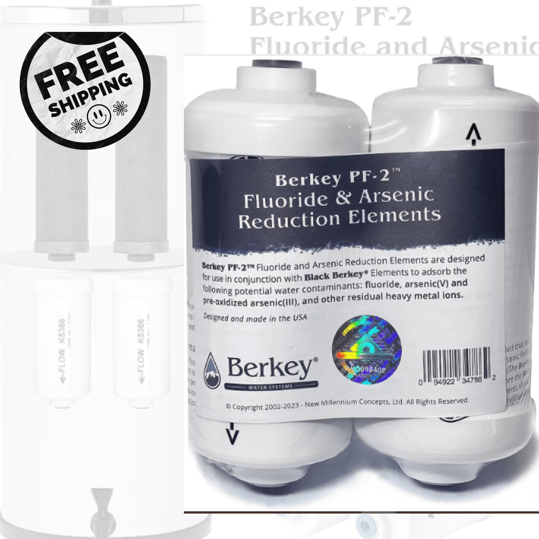 Berkey PF-2 Fluoride Water Filters  Authentic Replacement for Berkey Systems
