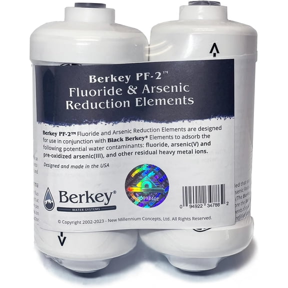 Berkey PF-2 Fluoride and Arsenic Reduction Elements (Set of 2 Elements)