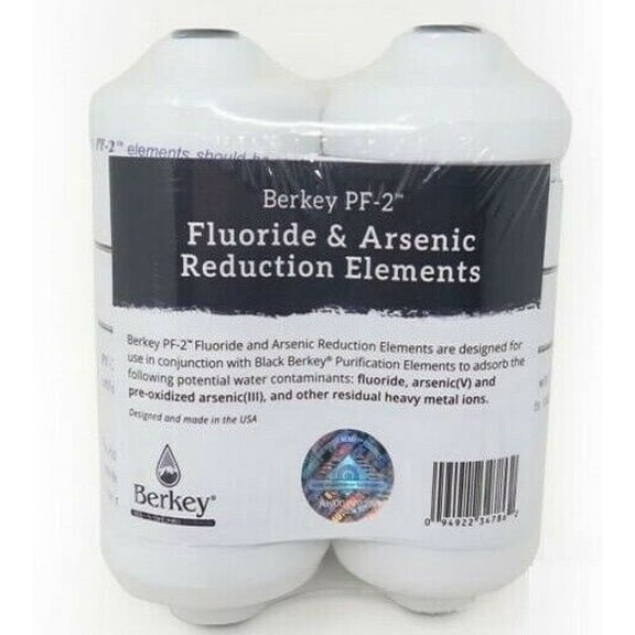 Berkey PF-2 Replacement Fluoride Water Filters for Berkey Systems Brand New