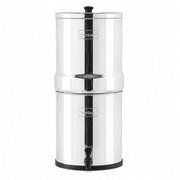 Berkey Royal Stainless Steel Countertop Water Filter System with 2 Black Elements, 3.25 Gallon Capacity