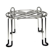 berkey stainless steel wire stand with rubberized non-skid feet for big berkey and other medium sized gravity fed water filters