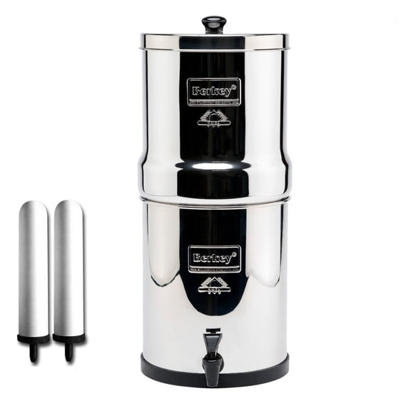 Berkey Travel 1.5 Gal Water System 2 7 Inch Ceramic Filters