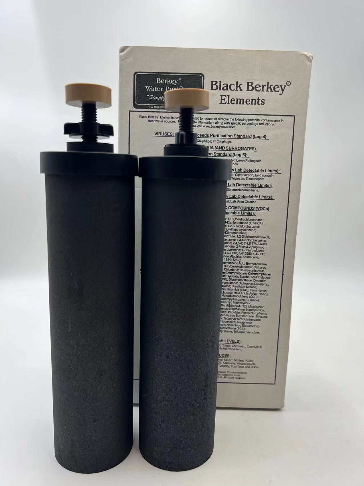 Berkey water filter replacement Black Berkey Elements BB9-2 Authentic Filters for Berkey Water Systems (Set of 2)