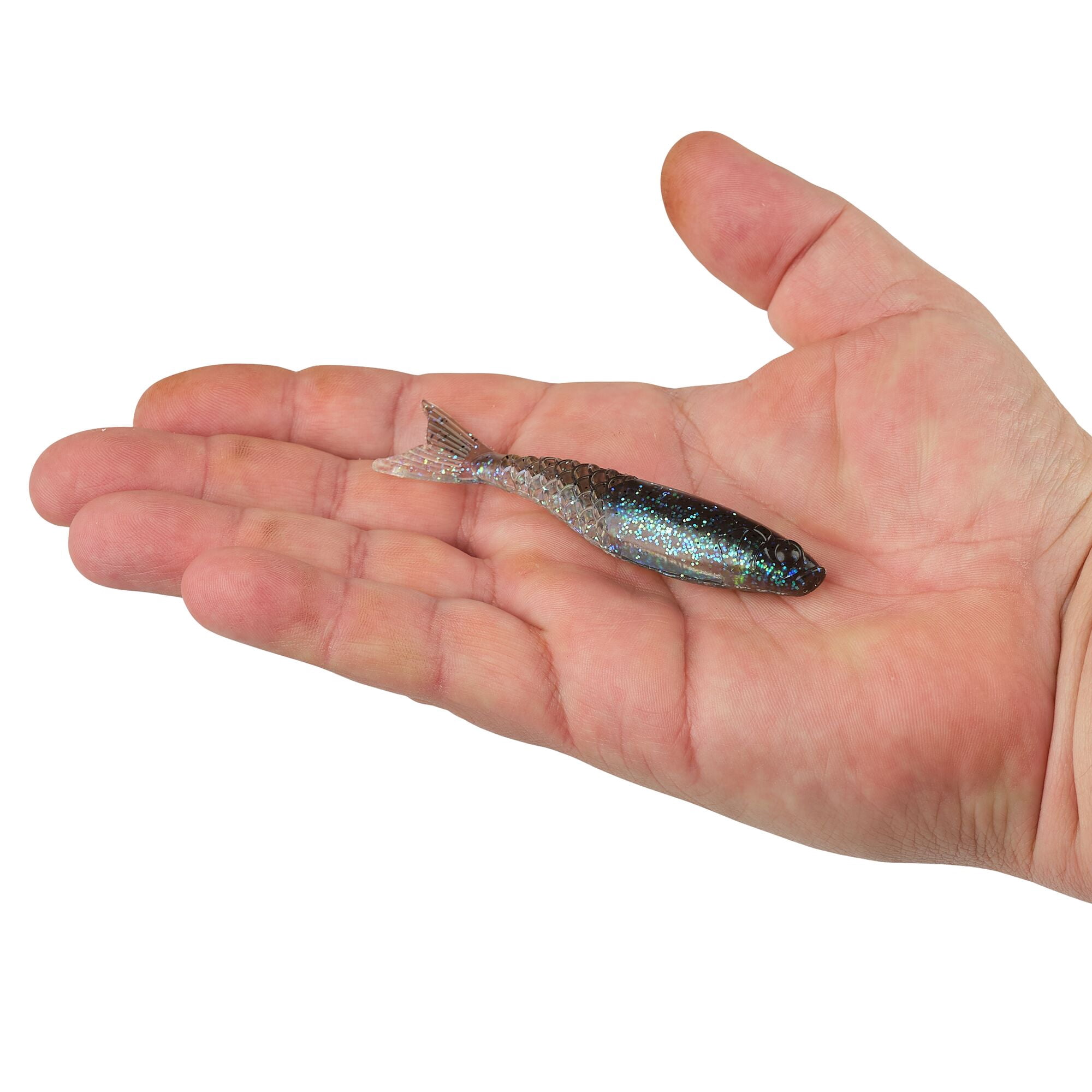 Berkley PowerBait® PowerStinger, 3.5 in, Minnows, Electric Shad (7 Count)