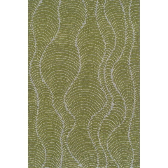 Berkley Aura Area Rug TP523LZ Lime Zest Stripes Lines 10' x 13' Rectangle