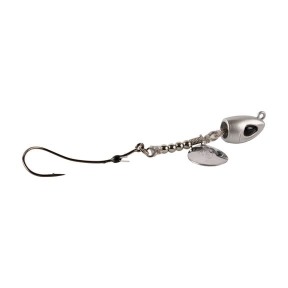 Berkley Bladed Rawler Jig, Crawler Jigs, Straight Chrome (1 Count)