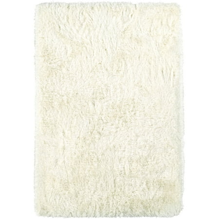 Berkley Bold Area Rug IA100 Ia100 Ivory Ivory Fluffy Shag 9' x 13' Rectangle