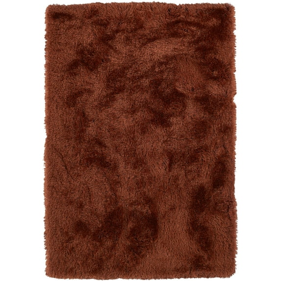 Berkley Bold Area Rug IA100 Ia100 Paprika Paprika Fluffy Shag 2' x 3' Rectangle