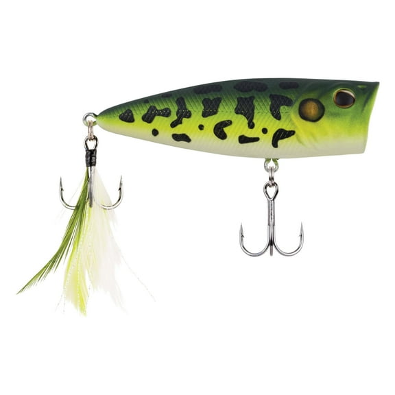 Berkley Bullet Pop Topwater Fishing Lure, MF Frog, 2/5 oz