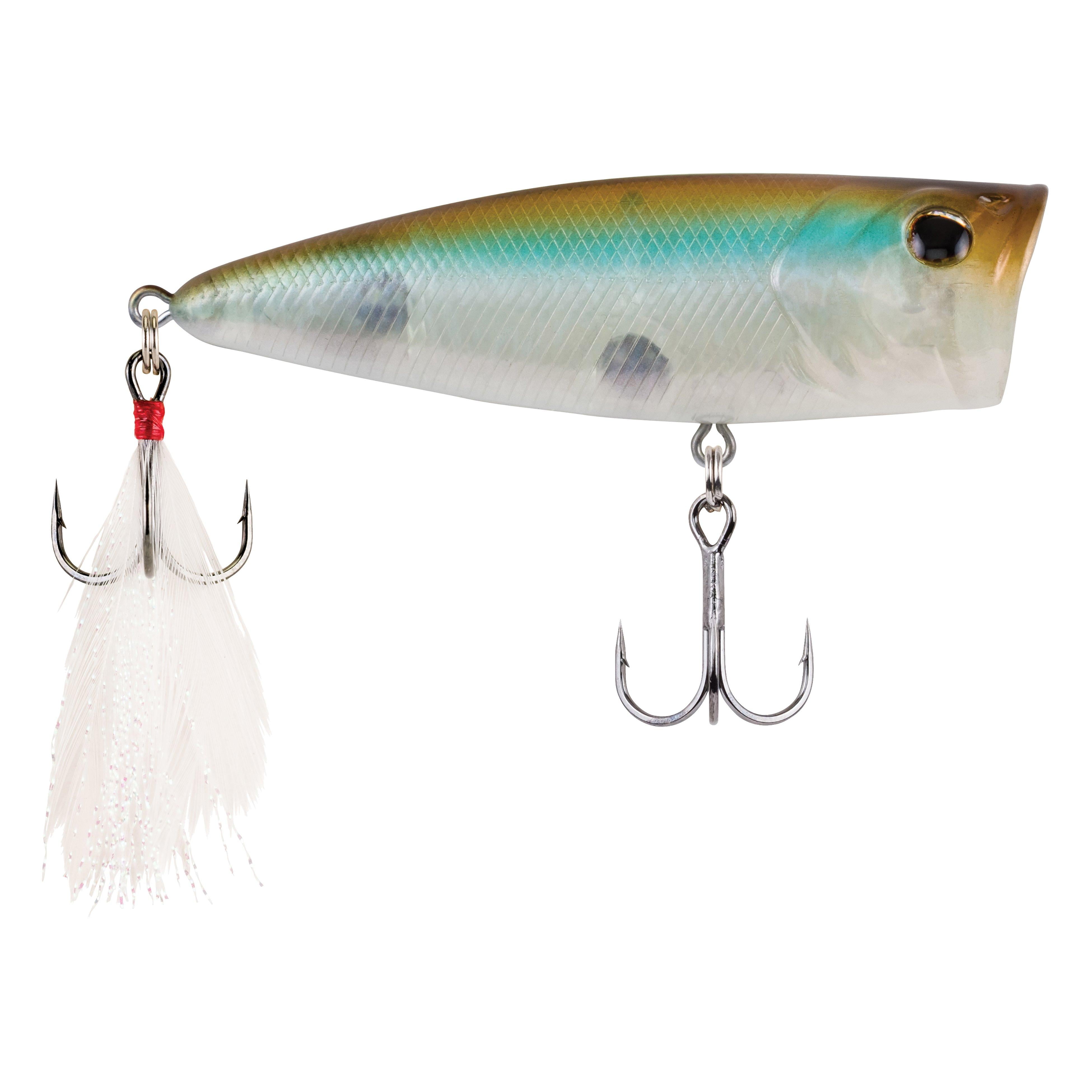 Berkley Bullet Pop Topwater Fishing Lure, Perfect Ghost, 1/2 oz