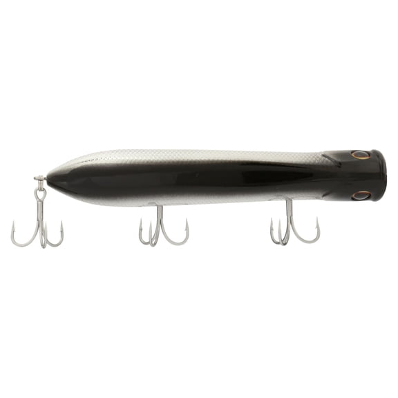 Berkley Cane Walker Saltwater, 4.3 in, Topwater Baits, Black Chrome (1-count)