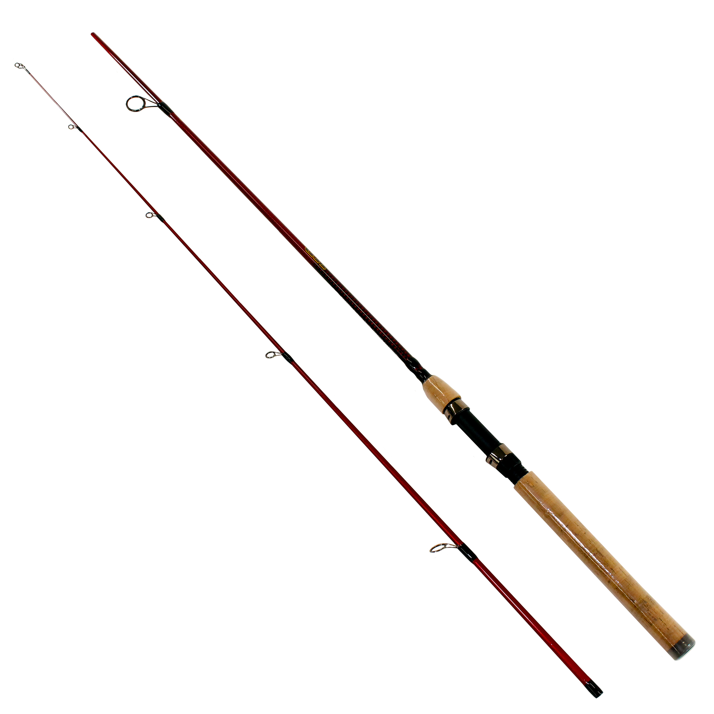 Berkley Cherrywood HD Canna Da Pesca Spinning 16' - Medio, 1 Pezzo, Rossa - Leggera E Sensibile Con Manico In Sughero